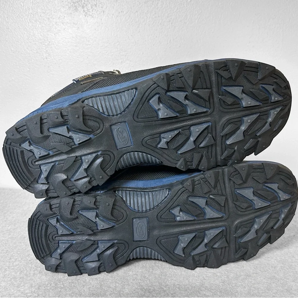 Smith's Workwear Waterproof Trail Hiking Boots Men’s Size 10.5 Navy Blue